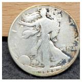 1929-D W. Liberty Half Dollar VG