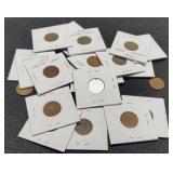 (25) Indian Head Cents Back To 1896