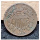 1864 Two Cent
