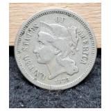 1873 Three Cent
