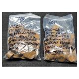 (4) Hundred Wheat Cents 1940 Up