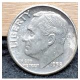 1958 R. Dime MS65