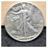 1929-D W. Liberty Half Dollar Choice XF