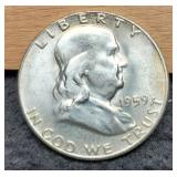 1959 F. Half Dollar MS
