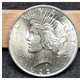 1922 Peace Dollar BU