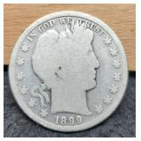 1899 Barber Half Dollar