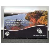 2017 5 Silver Quarter A The B Proof Set
