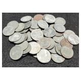 (50) 1943 Steel War Cents