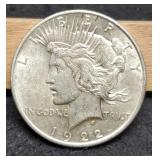 1922 Peace Dollar AU