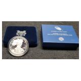 2019-S Proof Silver Eagle w/ Case & COA
