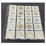 (20) 40% Silver K. Half Dollars