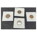 (4) Indian Head Cents: 1880, 81, 82, 83