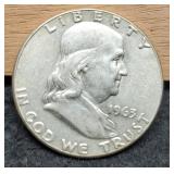 1963 F. Half Dollar XF
