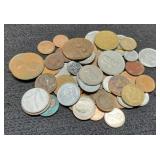 50+ Foreign Coins Nice Variety