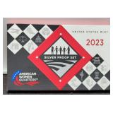2023 5 Silver Amer. Women Quarter Proof Set