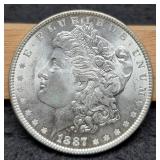 1887 Morgan Dollar BU