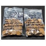 (4) Hundred Wheat Cents 1940 Up