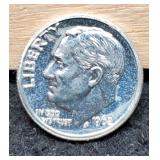 1962 Proof R. Dime Frosted