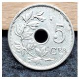 1932 Belgium 5 Centimes