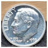 1963 R. Dime Gem Proof