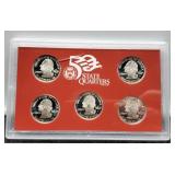 2004 5 Quarter Silver Proof Set
