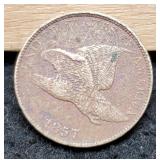 1857 Flying Eagle Cent G