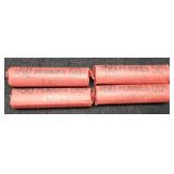 (4) Rolls Wheat Cents: 2- 1934, 2- 1935