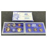 2001 10 Coin Proof Set