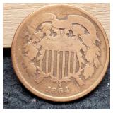1864 Two Cent