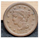 1852 Large Cent
