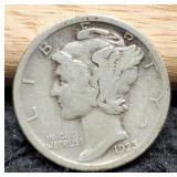 1923-S Mercury Dime F12