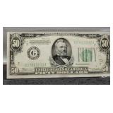 1934 $50 FR Note Unc.