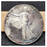 1987 Silver Eagle Toned