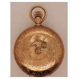 Waltham Hunting Case Size 12, Nice Fancy Case,