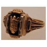 10 K Gold Class Ring Size 6.3, 3.7 Grams