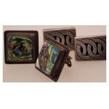 2 Sets Sterling Silver Cuff Links 25.7 Grams