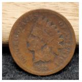 1873 Indian Head Cent F12
