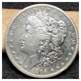 1896-S Morgan Dollar VF Better Date