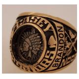 10 K Gold Ring, No Stone Size 8.5 14.9 Grams