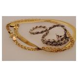 3 Sterling Silver Bracelets 10.6 Grams