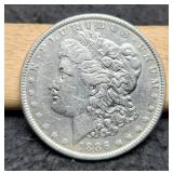 1886 Morgan Dollar AU
