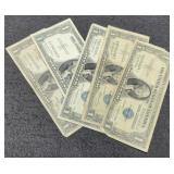 5 - 1935 $1 Silver Certificate Notes
