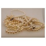 3 Costume Pearl Necklaces