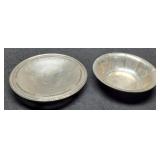 Sterling Silver 5 1/2" Tray & Bowl 160.6 Grams