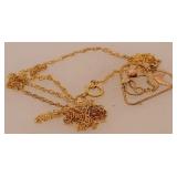 10 K Gold Humming Bird Pendant w/