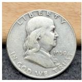 1950 Franklin Half Dollar