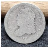 1836 Capped Bust Half Dime FR02