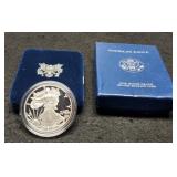 2005-W Proof Silver Eagle w/ Case & COA