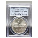2006-S Slab Silver Dollar PCGS MS69