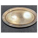 9" Oval Sterling Silver Tray 93.4 Grams
